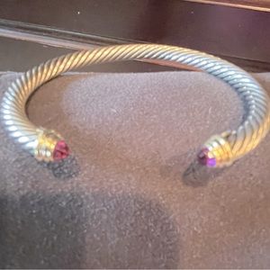 David Yurman 3mm Amethyst Rope Bracelet